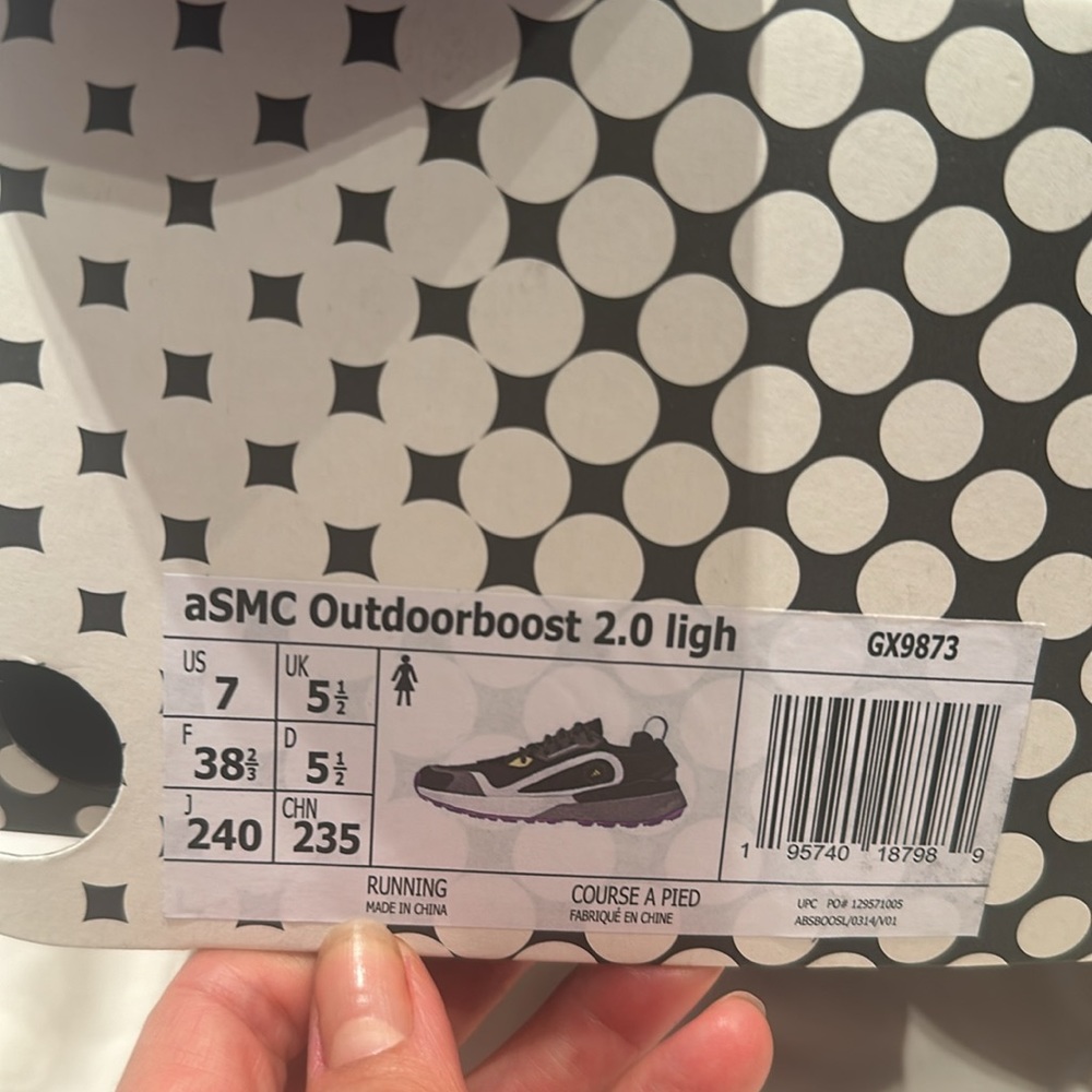 Adidas by Stella McCartney | Boost 2.0 Sneakers Black Purple & White 7 and 9 - Picture 4 of 11